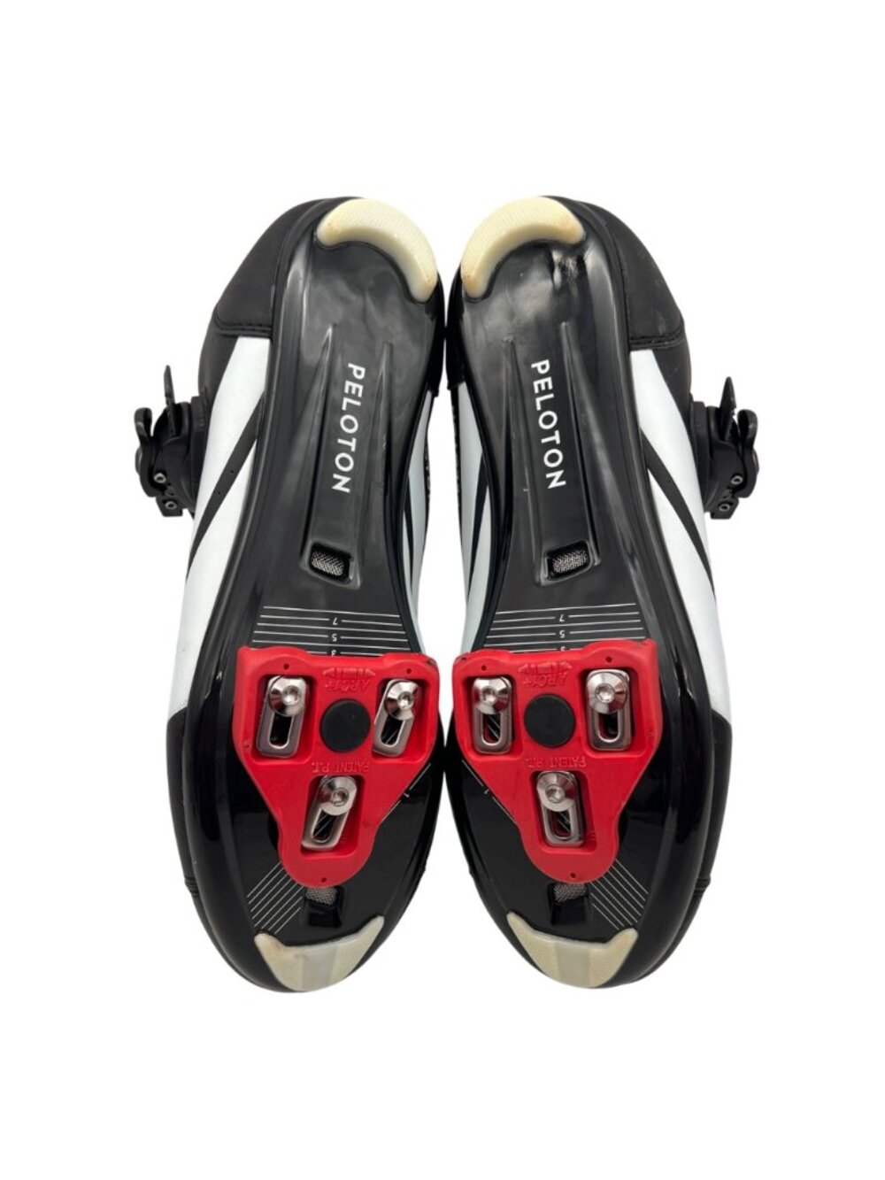 Peloton Cycling Shoes Mens Size 8 US 41 EU Delta Cleats Indoor Bike Black White - Picture 9 of 16